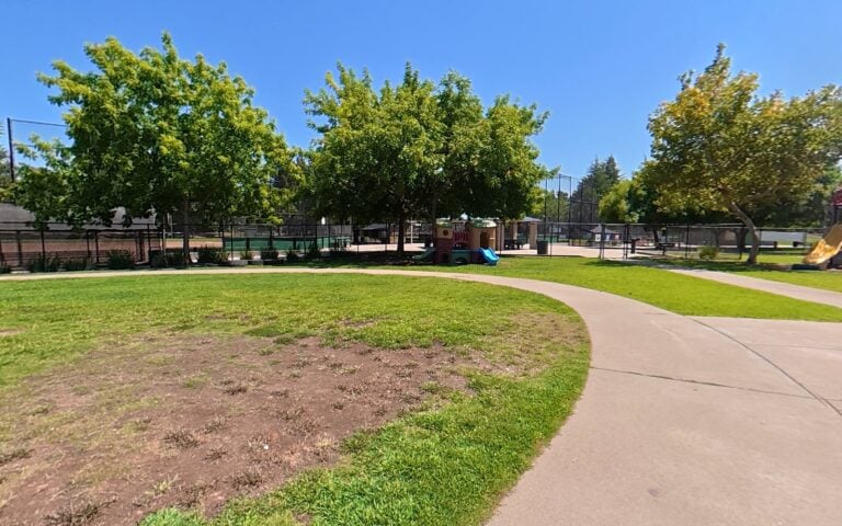 Outdoor play space at Kids Inc. Preschool in Folsom, CA