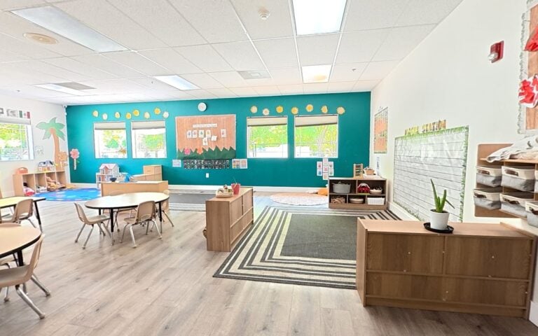 Preschool classroom at Kids Inc. Preschool & Discovery Center, Folsom