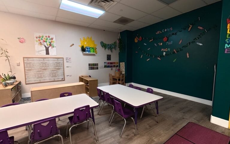 Preschool classroom at Kids Inc. Preschool & Discovery Center, Folsom