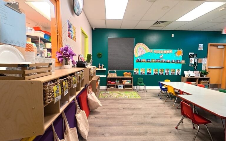 Preschool classroom at Kids Inc. Preschool & Discovery Center, Folsom