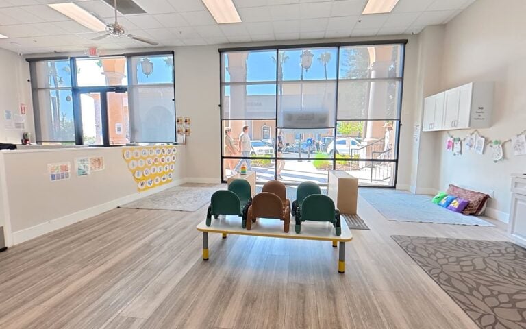 Infant and toddler care room at Kids Inc. daycare in Folsom