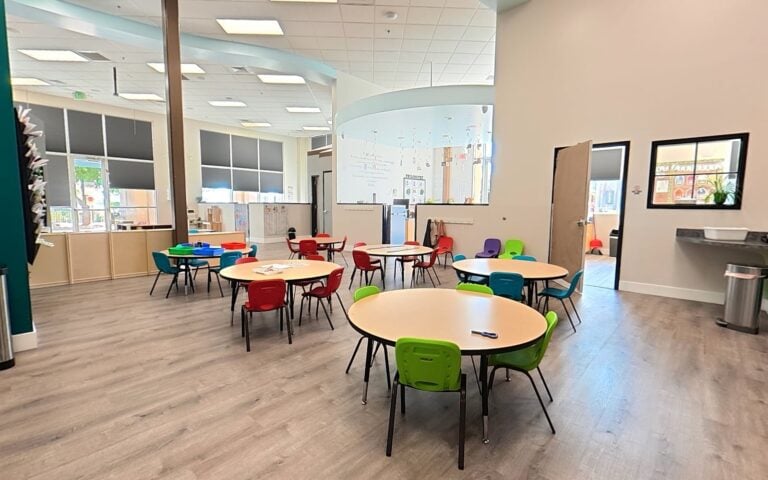 Preschool classroom at Kids Inc. Preschool & Discovery Center, Folsom